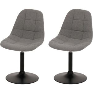 HHG - 842 - Gris Bouclé - Base de acero - Dining Chair HHG - 842 - Gris Bouclé - Base de acero - Dining Chair