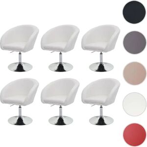 Mendler Ivroy 6x Fauteuils lounge pivotants - Ensemble de chaises Mendler Ivroy 6x Fauteuils lounge pivotants - Ensemble de chaises
