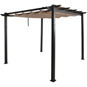 HHG - 024 - 3x3m - crema-beige - Pergola HHG - 024 - 3x3m - crema-beige - Pergola
