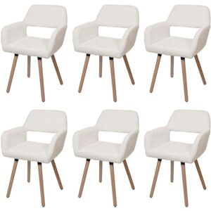 HHG - 867 II - Crema - Chenilla 465 g/m² - Silla de comedor HHG - 867 II - Crema - Chenilla 465 g/m² - Silla de comedor