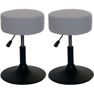 HHG - 888 - gris - Ø37 cm - 45-57 cm taburete HHG - 888 - gris - Ø37 cm - 45-57 cm taburete