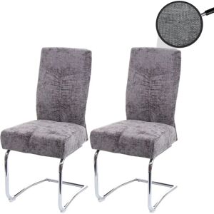 MCW - G56 - Dunkelgrau - Chenille-Gewebe - Esszimmerstuhl MCW - G56 - Dunkelgrau - Chenille-Gewebe - Esszimmerstuhl
