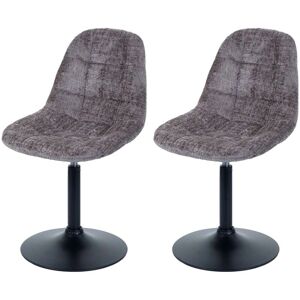 HHG - 837 - Marrón - tapizado chenilla - Silla de comedor HHG - 837 - Marrón - tapizado chenilla - Silla de comedor