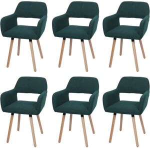 Conjunto de Sillas de Comedor HHG Modelo 878 ii - Verde Conjunto de Sillas de Comedor HHG Modelo 878 ii - Verde