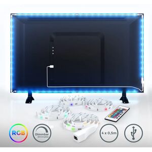 B.K.LICHT LED Lichtleiste - RGB USB, 40-60 Zoll Fernseher B.K.LICHT LED Lichtleiste - RGB USB, 40-60 Zoll Fernseher