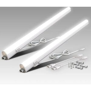 B.K. Licht - Set med 2 LED-lister för under skåp - 87.3cm, 15W, 4000K B.K. Licht - Set med 2 LED-lister för under skåp - 87.3cm, 15W, 4000K