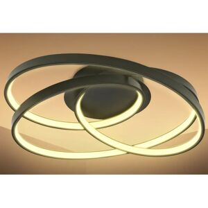 B.K.LICHT LED Ring Ceiling Light - Modern Black 3000K B.K.LICHT LED Ring Ceiling Light - Modern Black 3000K