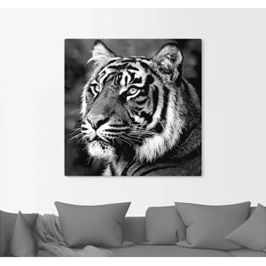 ARTLAND - Tiger - 40x40 cm - Schwarz - Wall art ARTLAND - Tiger - 40x40 cm - Schwarz - Wall art