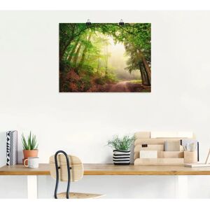 ARTLAND - Natürliche Torbögen durch Bäume - 80x60 cm - Poster ARTLAND - Natürliche Torbögen durch Bäume - 80x60 cm - Poster