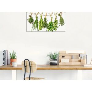 ARTLAND Kräuter Wandbild - Aluminium-Druck - Grün - 60x30cm - Innen & Außen ARTLAND Kräuter Wandbild - Aluminium-Druck - Grün - 60x30cm - Innen & Außen