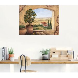 ARTLAND - Fenster in der Toskana - 40x30 cm - Wall Art ARTLAND - Fenster in der Toskana - 40x30 cm - Wall Art