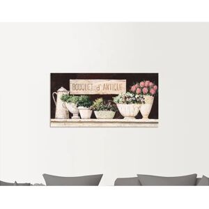 ARTland - Antike Sträuße - 40x20 cm - Alu-Dibond - Wandbild ARTland - Antike Sträuße - 40x20 cm - Alu-Dibond - Wandbild