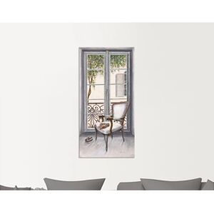 ARTLAND Sessel vor einem Fenster - Hochwertiges Wandbild ARTLAND Sessel vor einem Fenster - Hochwertiges Wandbild