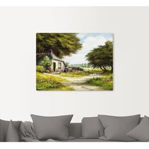 ARTLAND Bauernhaus Grünes Wandbild - Wandbild ARTLAND Bauernhaus Grünes Wandbild - Wandbild