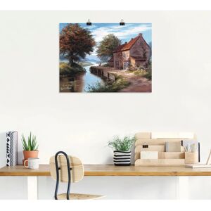 ARTLAND - Früher Morgen - Blau - 40x30 cm - Canvas print ARTLAND - Früher Morgen - Blau - 40x30 cm - Canvas print