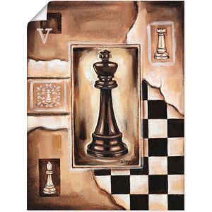 ARTLAND - Schach König - Braun - 30x40 cm - Wall art ARTLAND - Schach König - Braun - 30x40 cm - Wall art