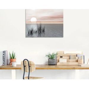 ARTLAND Sonnenuntergang mit Schilf Glasbild - Landschaft ARTLAND Sonnenuntergang mit Schilf Glasbild - Landschaft