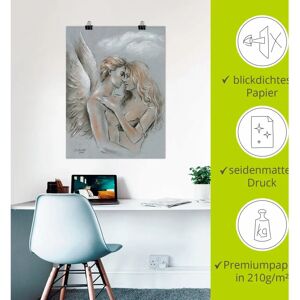ARTLAND - Engel auf Erden - Blau - 45x60 cm - Wandbild ARTLAND - Engel auf Erden - Blau - 45x60 cm - Wandbild