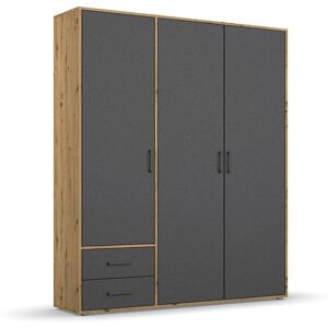 rauch BLUE Voyager Kleiderschrank - Verstellbare Regale & Moderne Griffe rauch BLUE Voyager Kleiderschrank - Verstellbare Regale & Moderne Griffe