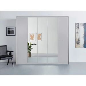 Rauch Oteli Schrank - Seidengrau - 5-türiger Spiegelschrank Rauch Oteli Schrank - Seidengrau - 5-türiger Spiegelschrank