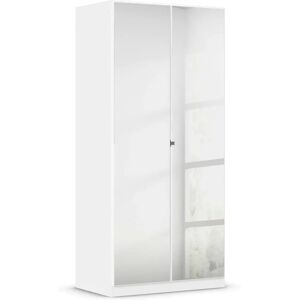 Rauch Reflect Kleiderschrank - 3 Verstellbare Einlegeböden - Spiegeltüren - 91cm Breit Rauch Reflect Kleiderschrank - 3 Verstellbare Einlegeböden - Spiegeltüren - 91cm Breit