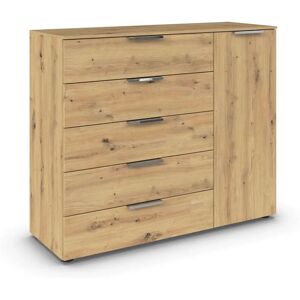 RAUCH Flipp Komód - Eiche Artisan - 5 fiók Soft-Close-zal - Komód RAUCH Flipp Komód - Eiche Artisan - 5 fiók Soft-Close-zal - Komód