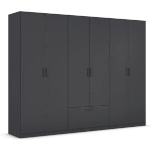 RAUCH Bari Kleiderschrank - 6-Türer mit Schubladen - Grau (graumetallic) - Schrank RAUCH Bari Kleiderschrank - 6-Türer mit Schubladen - Grau (graumetallic) - Schrank