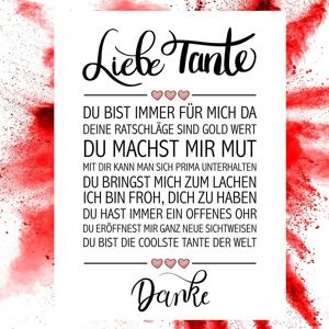 Close Up Love Aunt art print - 40 x 30 cm Close Up Love Aunt art print - 40 x 30 cm