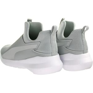 Puma Rebel Mid Quarry Slip On Silber Damen Turnschuhe Puma Rebel Mid Quarry Slip On Silber Damen Turnschuhe