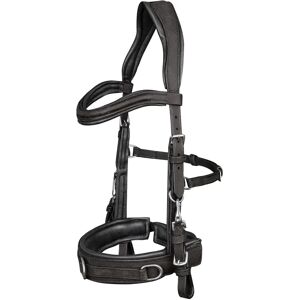 Waldhausen Lederkappzaum Anatomic XWB Schwarz - Pferzebedekung Waldhausen Lederkappzaum Anatomic XWB Schwarz - Pferzebedekung