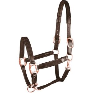 Waldhausen Waldhausen Star Mix Lær & Web Riimu - Brun / Rose Gull Waldhausen Waldhausen Star Mix Lær & Web Riimu - Brun / Rose Gull