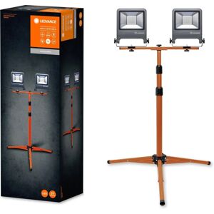Ledvance Projecteur de chantier Tripod 2x50W - Publicité Ledvance Projecteur de chantier Tripod 2x50W - Publicité