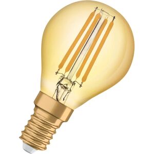Osram E14 LED VINTAGE 1906 filamentlamp 4W als 35W 2400K extra warm wit amberkleur Osram E14 LED VINTAGE 1906 filamentlamp 4W als 35W 2400K extra warm wit amberkleur