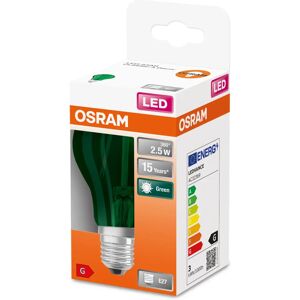 Osram LED Bulb Green 7500K E27 2.5W - LED Bulb Osram LED Bulb Green 7500K E27 2.5W - LED Bulb