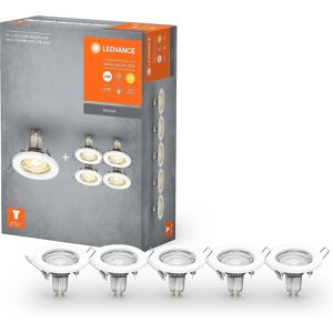 LEDVANCE - Recessed LED Spotlights Pack of 5 - White LEDVANCE - Recessed LED Spotlights Pack of 5 - White