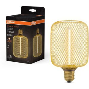 Ledvance LED-pære E27 Filament Straw Square Gull - LED-pære Ledvance LED-pære E27 Filament Straw Square Gull - LED-pære