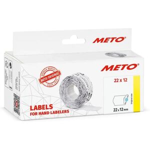 Meto 9517182 Weiße Preisetiketten - 22x12mm 6000 Stück Meto 9517182 Weiße Preisetiketten - 22x12mm 6000 Stück