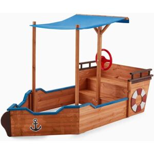 Home Deluxe Scheepsvormig Zandbak met Deksel - 160x78x103cm Home Deluxe Scheepsvormig Zandbak met Deksel - 160x78x103cm