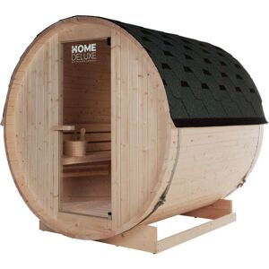Home Deluxe Sauna de barril exterior Lahti L - 195 x 180 cm para 4 personas Home Deluxe Sauna de barril exterior Lahti L - 195 x 180 cm para 4 personas