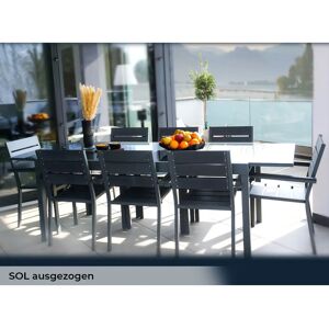 Home Deluxe Ensemble Table et Chaises de Jardin Extensible 180/240cm - Publicité Home Deluxe Ensemble Table et Chaises de Jardin Extensible 180/240cm - Publicité