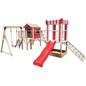 Parque de juegos Home Deluxe con columpio y tobogán - Diversión en el jardín Parque de juegos Home Deluxe con columpio y tobogán - Diversión en el jardín