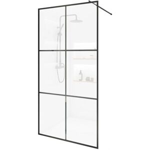 Home Deluxe - BAKI - Negro - 150x200cm - Mampara de ducha Home Deluxe - BAKI - Negro - 150x200cm - Mampara de ducha