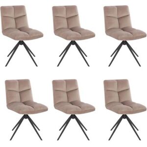 Sedia da pranzo girevole NODA - Set da 6 Sedia da pranzo girevole NODA - Set da 6