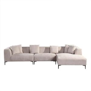 Home Deluxe Torino Sofá en Forma de L Beige - Comodidad y Diseño Moderno Home Deluxe Torino Sofá en Forma de L Beige - Comodidad y Diseño Moderno