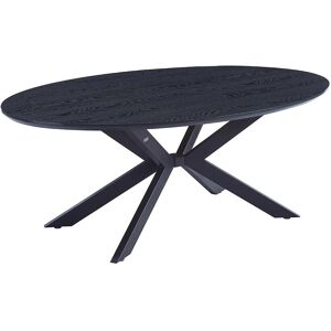 Mesa de comedor ovalada Dark Oak - Home Deluxe Mesa de comedor ovalada Dark Oak - Home Deluxe