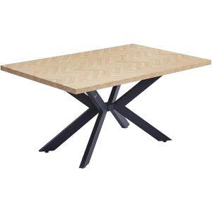 Mesa de comedor cuadrada Avencia - Roble espina de pescado - 160x100cm Mesa de comedor cuadrada Avencia - Roble espina de pescado - 160x100cm