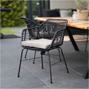 Silla de jardín Home Deluxe TARA - Resistente a la intemperie y UV Silla de jardín Home Deluxe TARA - Resistente a la intemperie y UV
