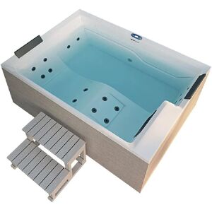 HOME DELUXE Jacuzzi extérieur NIMBUS DELUXE - Inclut échelle et couverture thermique - Publicité HOME DELUXE Jacuzzi extérieur NIMBUS DELUXE - Inclut échelle et couverture thermique - Publicité