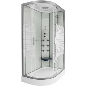 Home Deluxe Cabina doccia White Pearl - 120x80cm, Sinistra Home Deluxe Cabina doccia White Pearl - 120x80cm, Sinistra