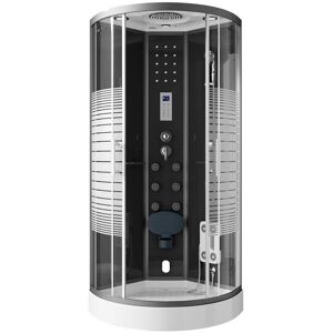 Home Deluxe Cabina Doccia a Vapore Perla Nera Home Deluxe Cabina Doccia a Vapore Perla Nera
